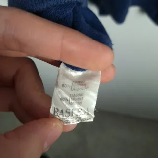 Vintage Lacoste V-Neck Sweater Navy Blue XXL