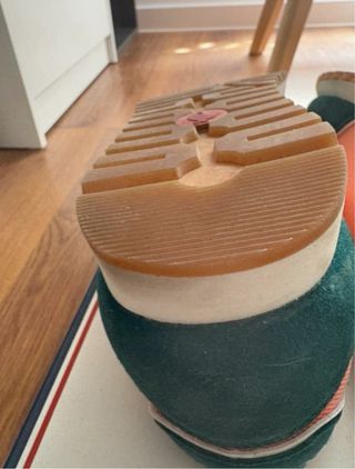 Zapatillas El Ganso Naranja y Verde