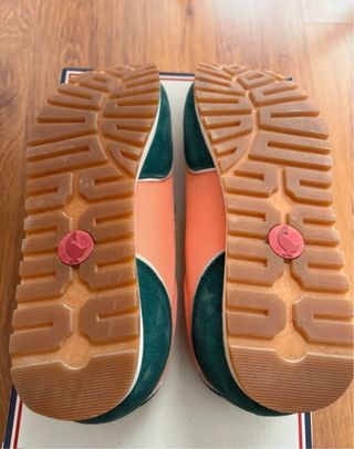 Zapatillas El Ganso Naranja y Verde