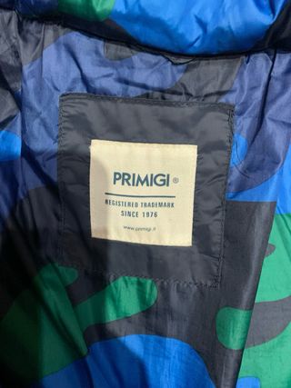 Piumino Primigi blu con cappuccio