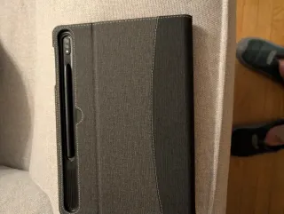 Samsung Galaxy Tab S7+ Funda Gris