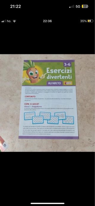 Lisciani Alfabeto Lavagnetta Scrivi e Cancella