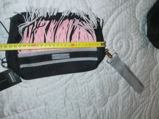 Tracolla donna Quitto nera e rosa