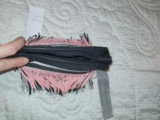 Tracolla donna Quitto nera e rosa