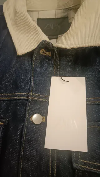 Cazadora vaquera Zara forrada