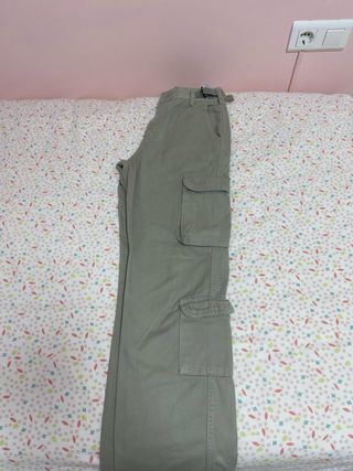 Pantalón Cargo Stradivarius Mujer Talla 34,