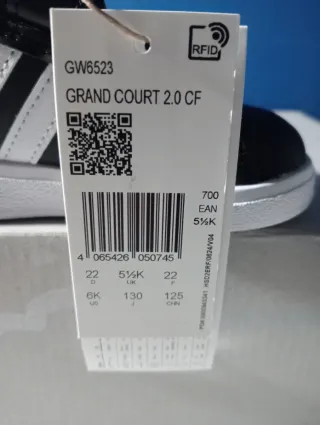 Scarpe Adidas Grand Court 2.0 Bambino