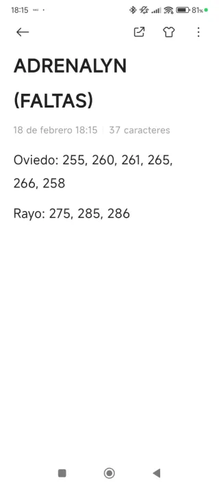 Cambio Cromos Adrenalyn Panini