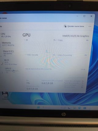 Ordenador portátil HP i5 ONCEAVA GENERACIÓN, 8RAM