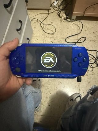 PSP Sony Azul con Cargador y Batería