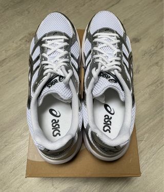 Asics Gel Bianche Argento Tg 42.5 Nuove