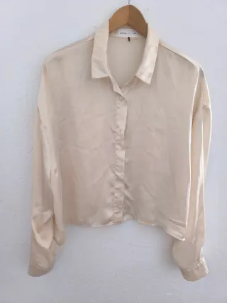 Blusa Beige Lefties Talla L
