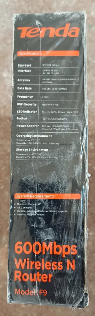 Router Inalámbrico Tenda 600Mbps N