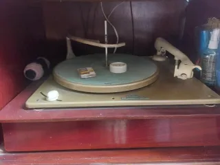 Mueble Tocadiscos Vintage Blaupunkt Años 50