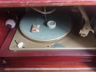 Mueble Tocadiscos Vintage Blaupunkt Años 50