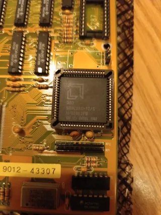 Placa Base 286 12MHz con CPU y 1MB RAM