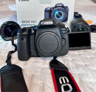 Canon EOS 90D + 2 lentes originales canon