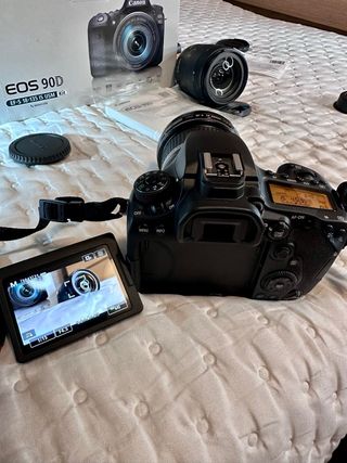 Canon EOS 90D + 2 lentes originales canon
