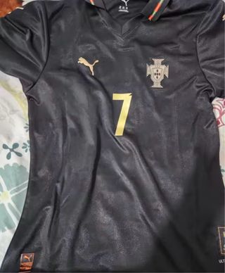 Camiseta Portugal 7 Negra Puma