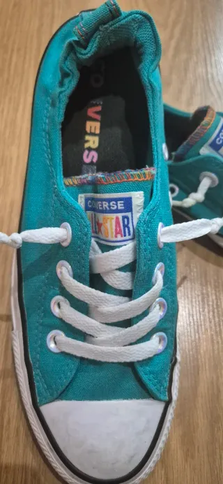 Zapatillas Converse Bajitas Color Teal