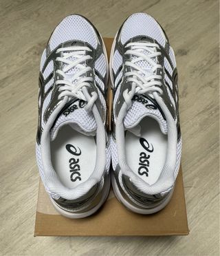 Asics Gel Bianche Argento Taglia 44.5 Nuove