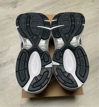 Asics Gel Bianche Argento Taglia 44.5 Nuove