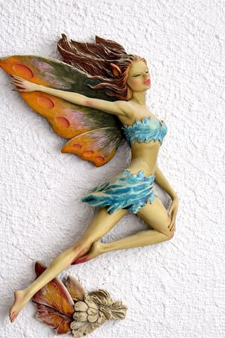 Figura Hada Decorativa Pared