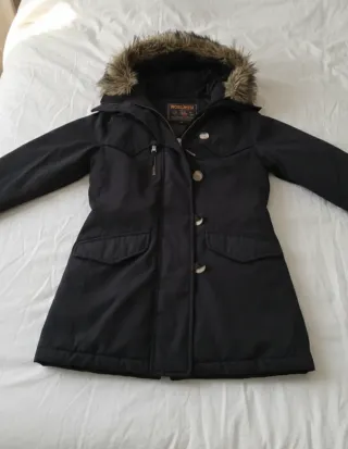 Woolrich parka nera taglia XS