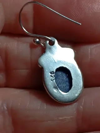 Pendientes Plata Ley Lapizlazuli