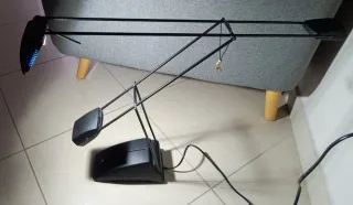 Lampada da tavolo design nero