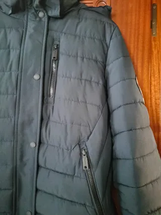 Abrigo acolchado Superdry azul