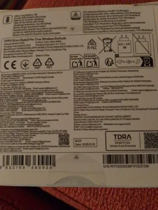 Auriculares Oppo Enco Buds3 Pro Blancos