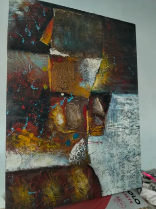 Quadri astratti acrilico su tela