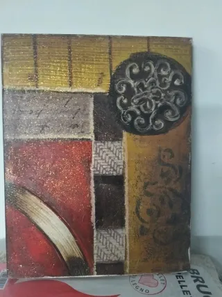 Quadri astratti acrilico su tela