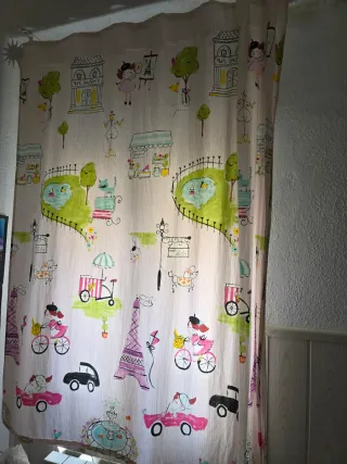 Cortina infantil Paris