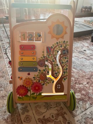 Andador y juguete actividades madera IKEA