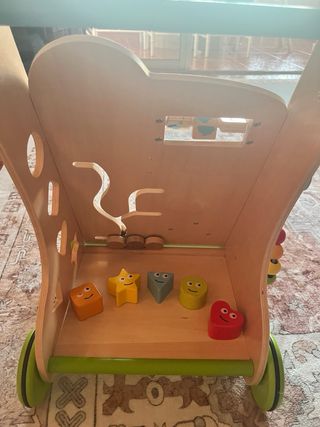 Andador y juguete actividades madera IKEA