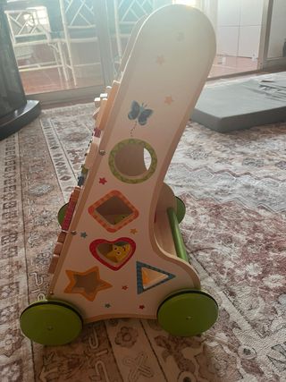 Andador y juguete actividades madera IKEA