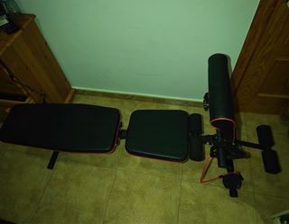 BANCO ABDOMINAL AJUSTABLE COMO NUEVO