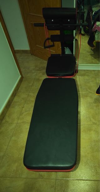 BANCO ABDOMINAL AJUSTABLE COMO NUEVO