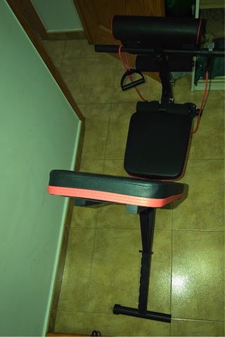 BANCO ABDOMINAL AJUSTABLE COMO NUEVO