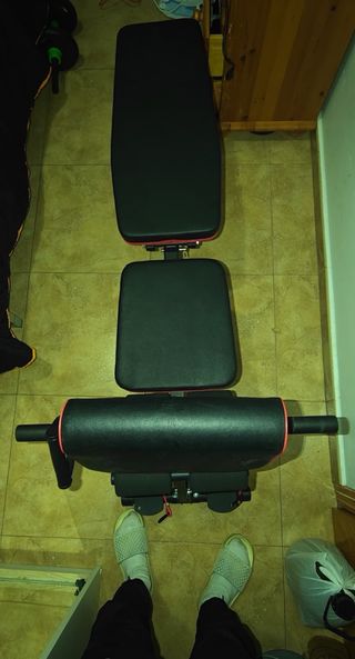 BANCO ABDOMINAL AJUSTABLE COMO NUEVO