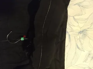 Parka de plumas negra