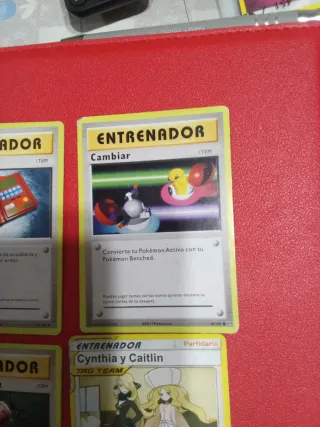Cartas Pokémon Entrenador (4 unidades)