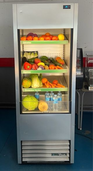 Expositor refrigerado para frutería