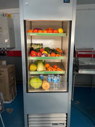 Expositor refrigerado para frutería