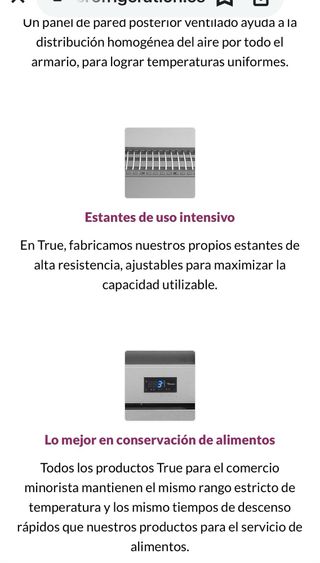 Expositor refrigerado para frutería