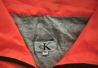 Chaqueta Cortavientos Calvin Klein Jeans Naranja