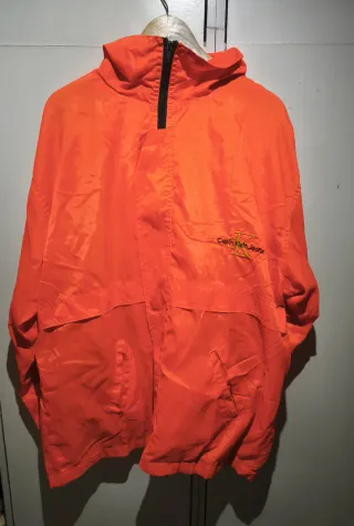 Chaqueta Cortavientos Calvin Klein Jeans Naranja