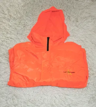 Chaqueta Cortavientos Calvin Klein Jeans Naranja
